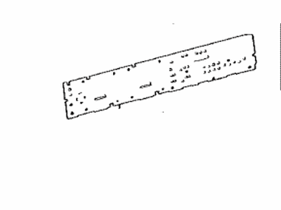 Toyota 83861-4E180 Plate,  Meter Circuit