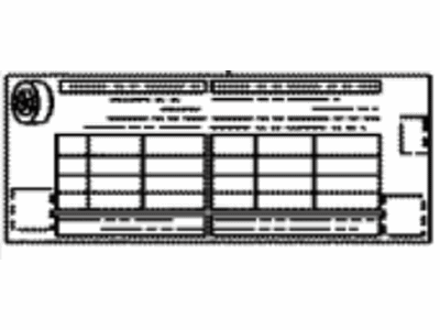 Toyota 42661-47720 Label,  Tire Pressure Information