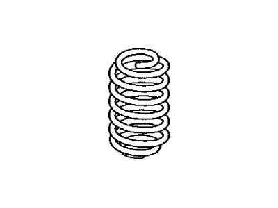 Toyota 48231-47450 Spring,  Coil,  Rear RH