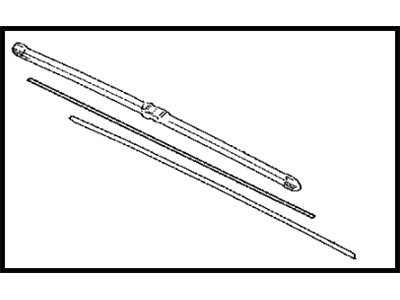 Toyota 85222-47120 Blade,  Front Wiper,  LH