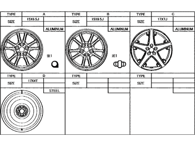 Toyota 42611-47600 Wheel,  Disc