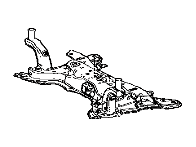 Toyota 51201-47071 CROSSMEMBER Sub-Assembly