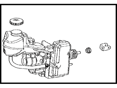 Toyota 47050-47C80 Brake Booster Assy,  W/Master Cylinder