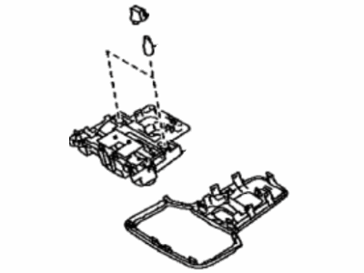 Toyota 81206-47020-B0 Switch,  Map Lamp