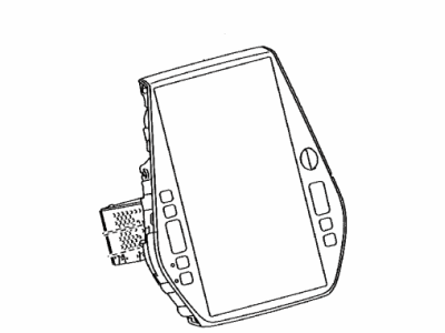 Toyota 86804-47330 Cover Sub-Assembly, NAVI