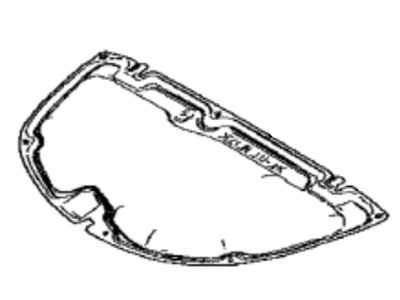 Toyota 53341-47040 Insulator,  Hood