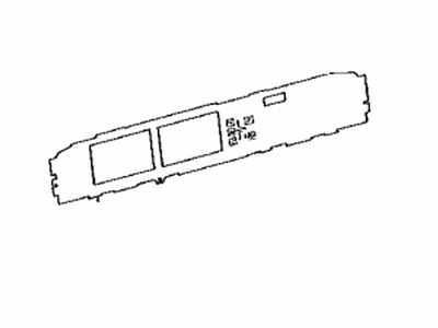 Toyota 83811-47U90 Plate,  Combination Meter,  NO.1