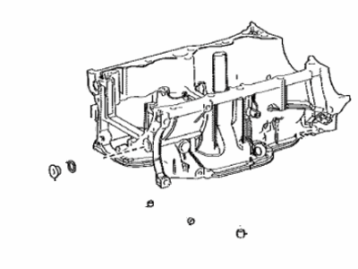 Toyota 11420-25010 Crankcase Assembly, Stiffening