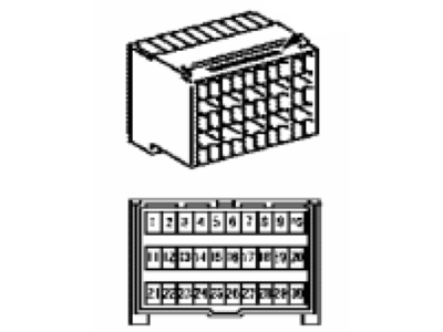 Scion 90980-12391 Housing, Connector F