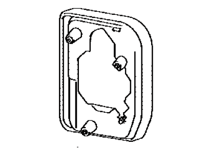 Toyota 87941-35040 Visor,  Outer Mirror,  LH