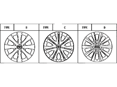 Toyota 42621-02110 Wheel Cap