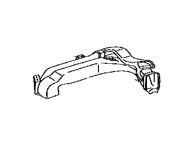 Toyota 55086-12190 Duct Sub-Assembly, Heater To Register