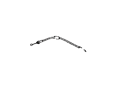 Toyota 69750-12150 Cable Assembly, Front Door Inside Locking, Passenger Side