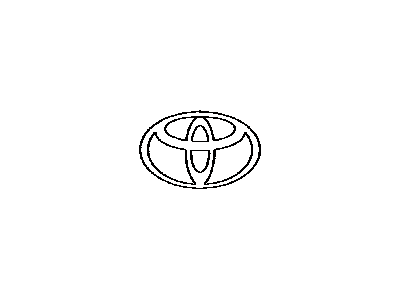 Toyota 90975-02070 Emblem,  Symbol