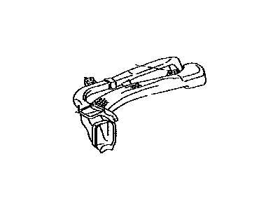 Toyota 55084-12130 Duct Sub-Assembly, Heater To Register