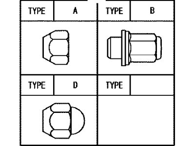 Toyota 90942-01082 Nut,  Hub (For Axle)