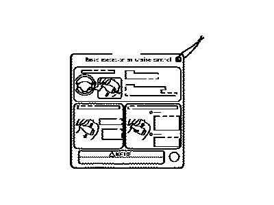 Toyota 84639-64010 Label,  Cruise Control Switch Information