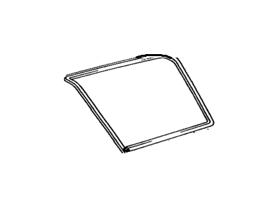 Toyota 68177-89101 Seal,  Quarter Window NO.2 Glass