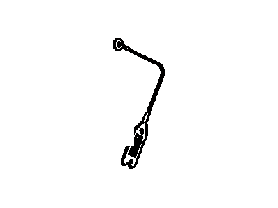 Toyota 47607-30010 Cable,  Automatic Adjust(For Rear Brake)