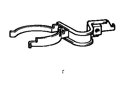 Toyota 23921-54110 Support,  Fuel Filter