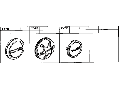 Toyota 42621-35050 Cap, Wheel