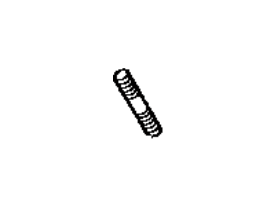 Toyota 90116-10087 Bolt,  Stud(For Manifold To Exhaust Pipe)