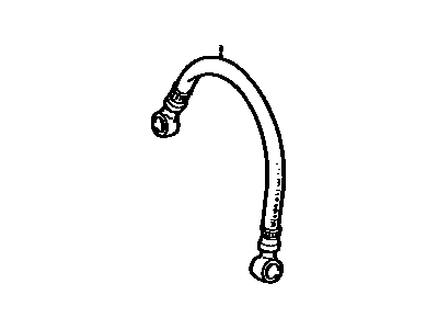 Toyota 90923-02077 Hose,  Vacuum Pump Oil Inlet