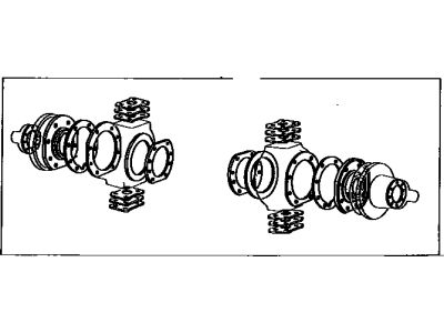 Toyota 04434-60012 Gasket Kit,  Front Axle Overhaul