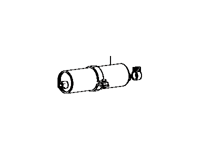 Toyota 17510-60070 Muffler Assembly