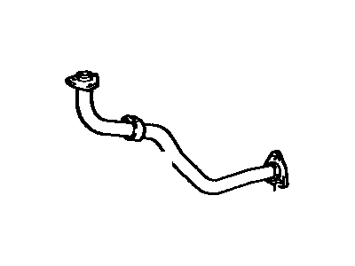 1990 Toyota Land Cruiser Exhaust Pipe - 17401-61010