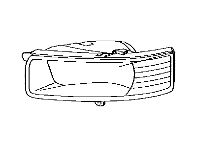 Toyota 81221-AA010 Lamp Unit,  Fog Lamp,  LH