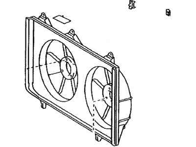 Toyota 16711-28270 Shroud Sub-Assy,  Fan