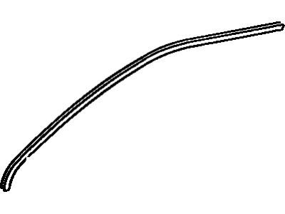 Toyota 62313-02030-C0 Trim,  Front Door Opening,  RH