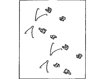 Toyota 04947-14230 Fitting Kit, Disc Brake, Front