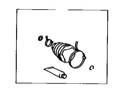 Toyota 04438-32011 Front Cv Joint Boot Kit