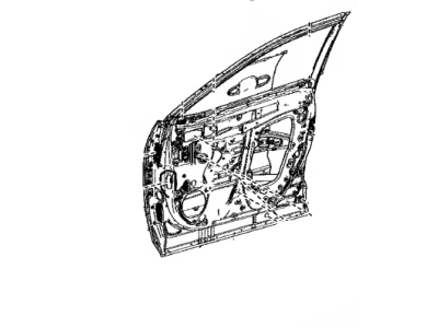 Toyota 67001-42160 Panel Sub-Assy,  Front Door,  RH