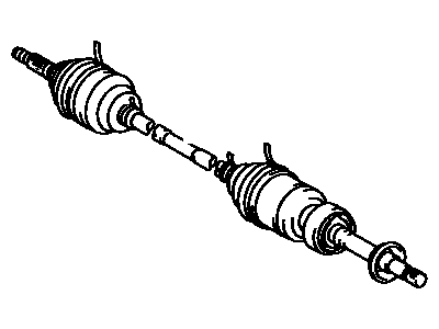 Toyota 43410-20070 Shaft Assy,  Front Drive,  RH