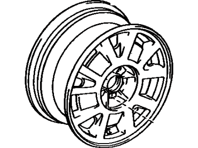 Toyota 42611-20340 Wheel,  Disc