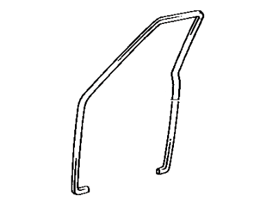 Toyota 62311-32020-03 Weatherstrip, Front Door Opening Trim, RH