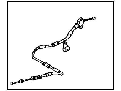 1985 Toyota Camry Parking Brake Cable - 46420-39025