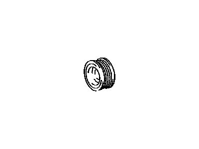 Toyota 16604-50030 Pulley Sub-Assy,  Idler,  NO.2