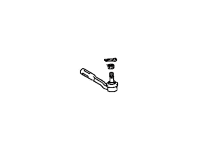 Toyota 45047-39235 End Sub-Assembly, Tie Rod, Driver Side