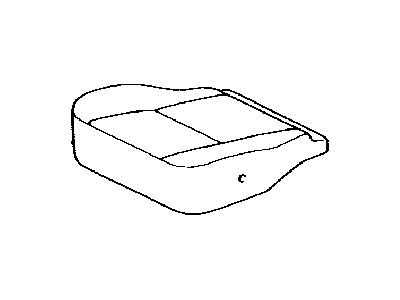 Toyota 71071-0C290-E3 Cover,  Front Seat Cushion,  RH(For Separate Type)