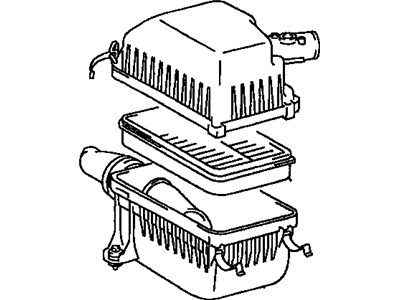 Toyota 17700-0C150 Cleaner Assy,  Air