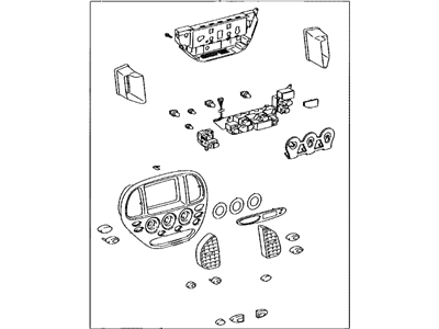 Toyota 84010-0C761 Control & Panel Assy,  Integration