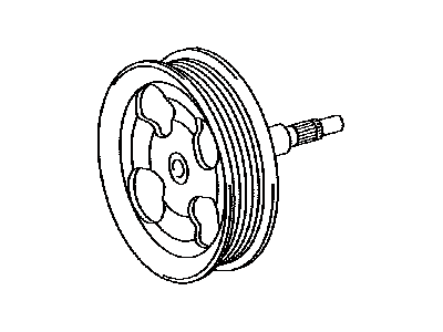 Toyota 44303-60010 Shaft Sub-Assy, W/Rotor