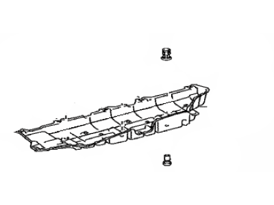 Toyota 58165-0E040 Cover,  Front Floor,  RH