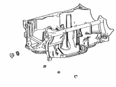 Toyota 11420-25010 Crankcase Assy,  Stiffening