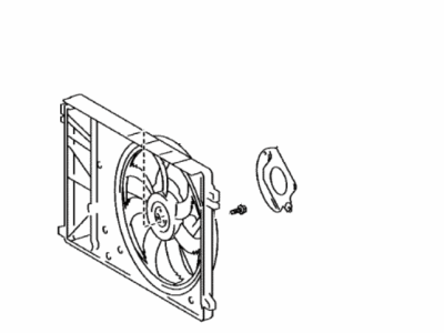 Toyota 16380-0P020 Bracket Assembly, Fan