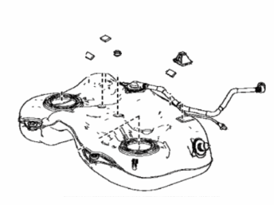 Toyota 77001-33420 Tank Assy,  Fuel